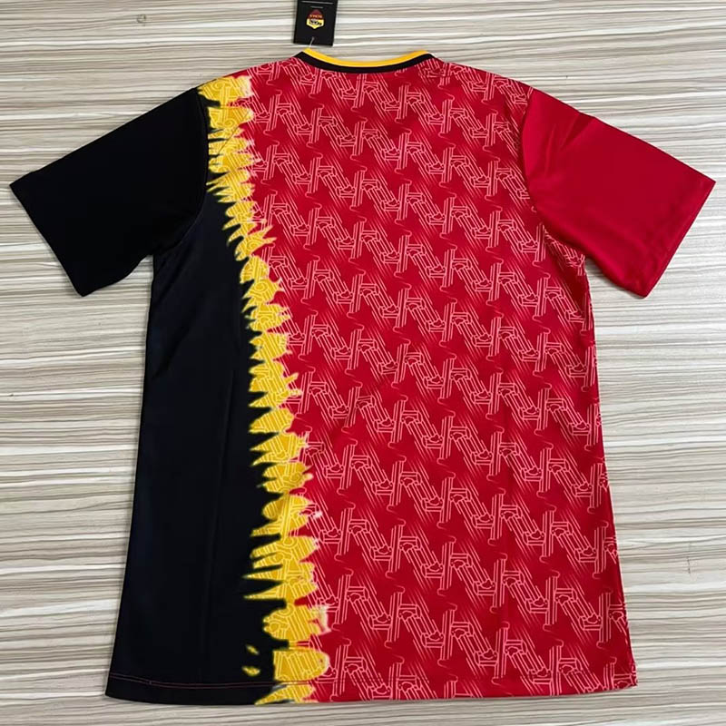 Camiseta AS Roma Rojo/Negro 2022/2023